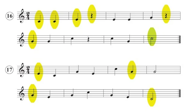 dictados musicales con soluciones