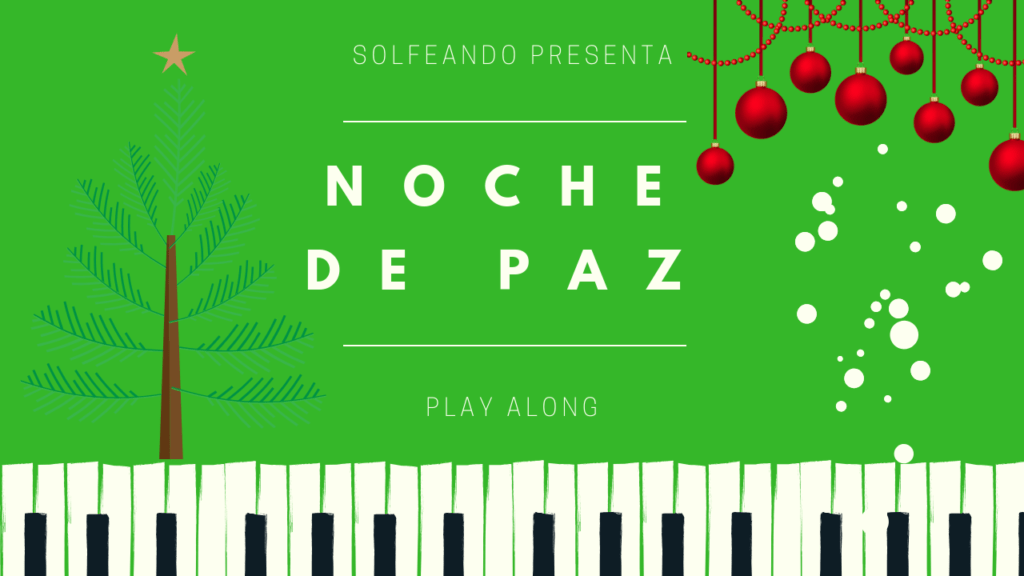 Noche de Paz, partitura con letra