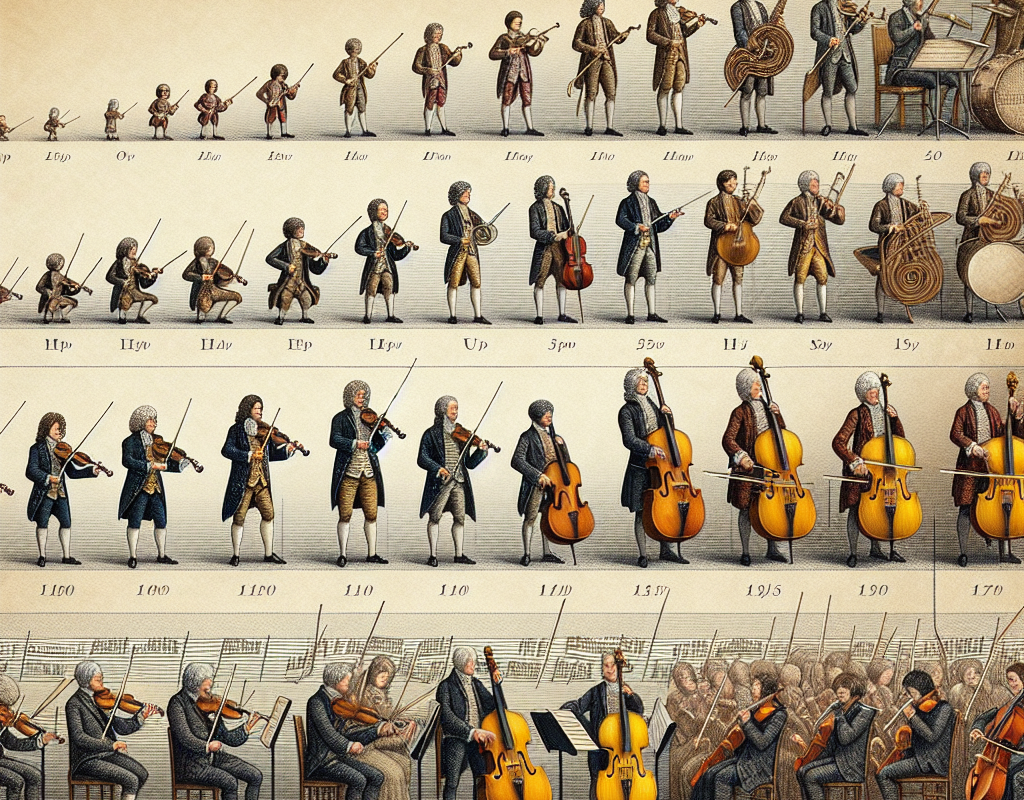 Evolución de la orquesta sinfónica