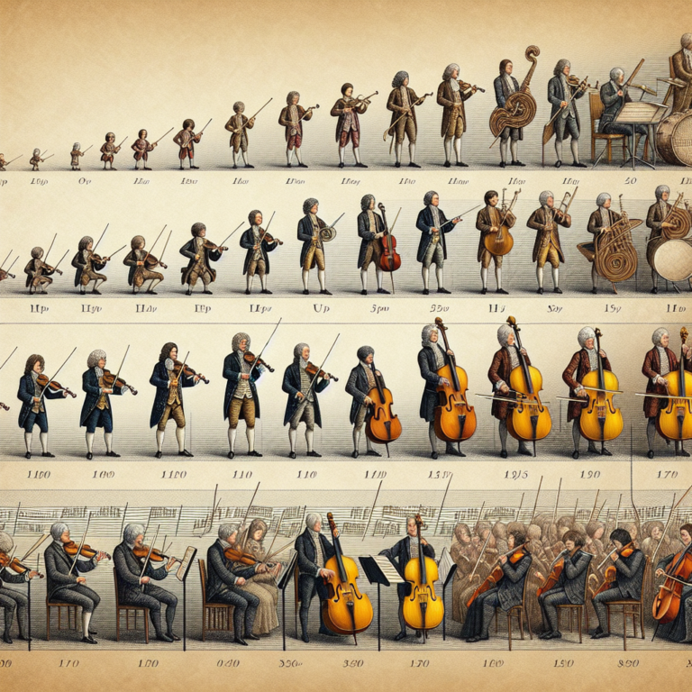 Evolución de la orquesta sinfónica