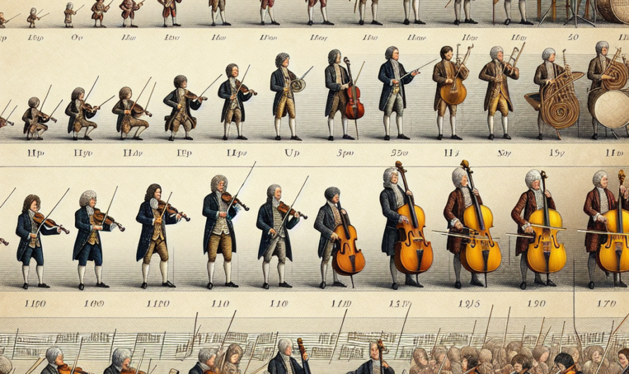 Evolución de la orquesta sinfónica