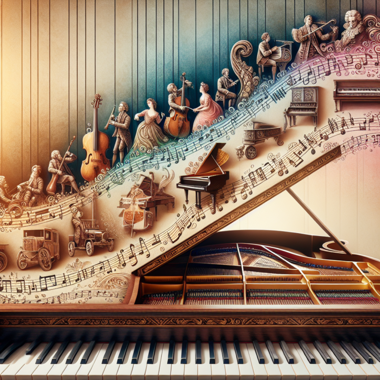 Evolución del piano en la música clásica